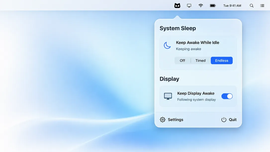 NoNap — Keep your Mac awake — exactly when it needs to be.